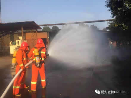 欧博abg公司微型消防站，为公司财产和员工生命安全保驾护航